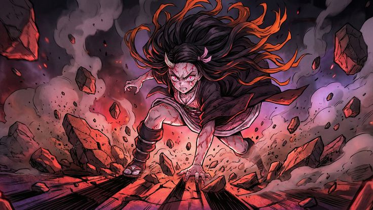 how to draw demon slayer